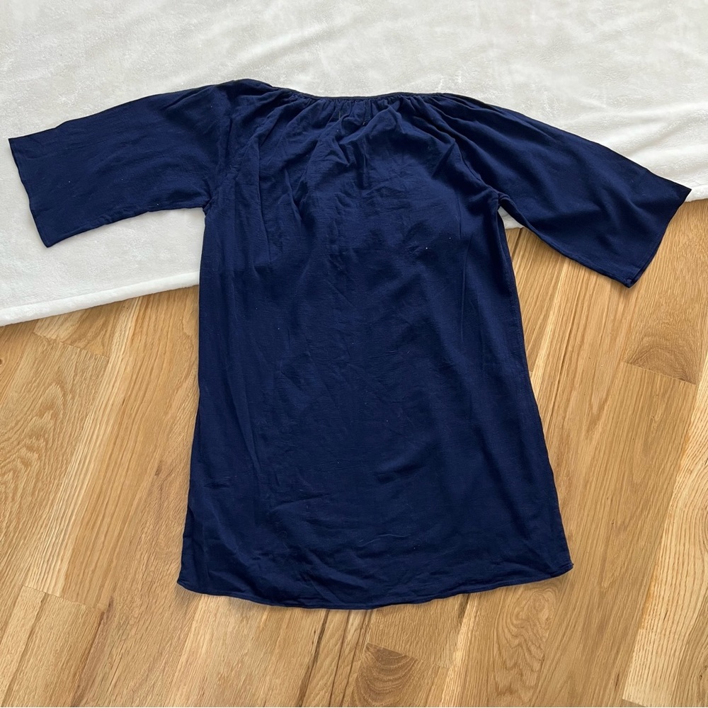 9seed Santa Cruz Cover Up Navy One Size beach vacation tropical summer swim - Picture 5 of 8